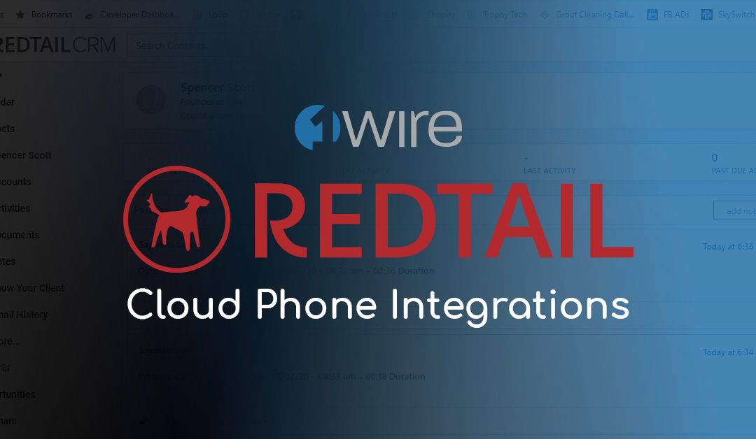 REDTAIL CRM and 1Wire Integration enable more productivity and faster close rates.